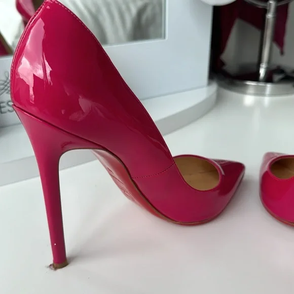 Christian Louboutin Pigalle Magenta Pink - Picture 6 of 15